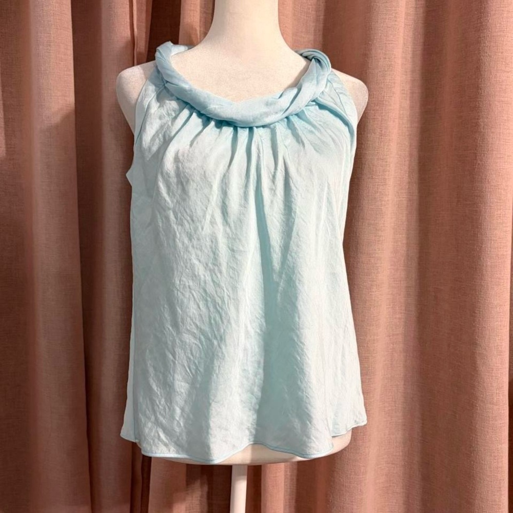 Talbots Rolled Neck Sleeveless Top Size 4 Petite